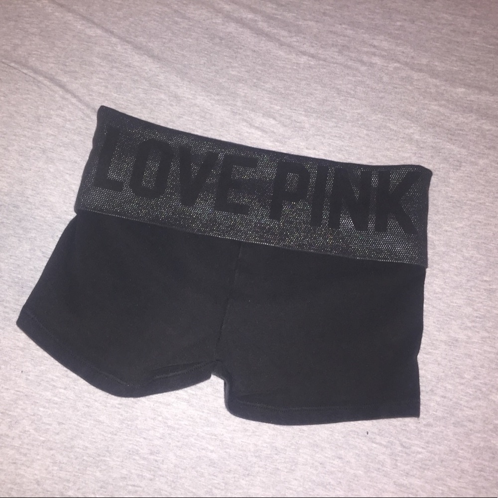 PINK yoga shorts